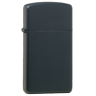 Zippo aansteker Slim black matte