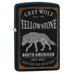 Zippo aansteker Yellowstone Fox