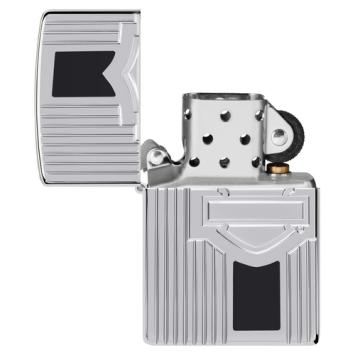 Zippo hoogglans chrome aansteker