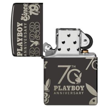 Zippo Playboy 70th Anniversary Lighter aansteker open