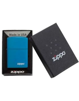 Aansteker Zippo Saphhire with logo verpakking