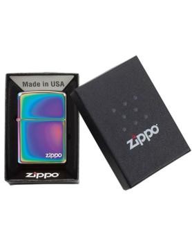 Aansteker Zippo Spectrum with logo verpakking