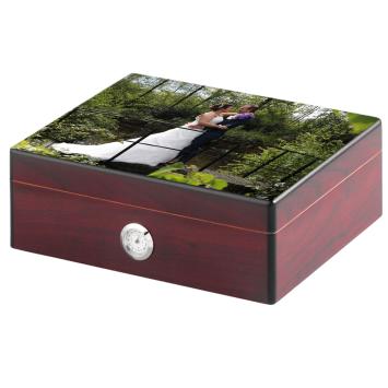 Bruine humidor met foto bedrukken