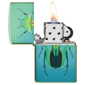 Zippo Bug Desgin aansteker open