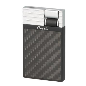 Caseti Flat Flame Black Matte Carbon aansteker