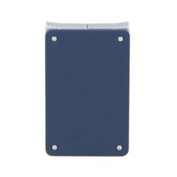 Caseti met enkele vlam en dubbele vlam en punch blauw chrome aansteker