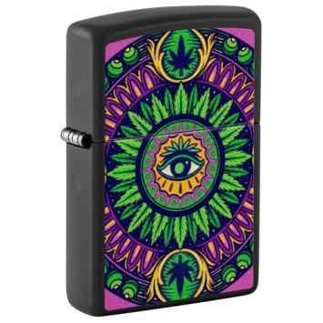 Zippo aansteker Cannabis Pattern Design