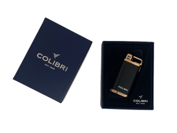 Colibri aansteker Single Jetflame Belmont Metallic Black Rose 6