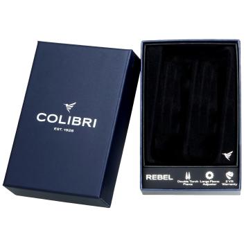 Colibri aansteker Double Flame Rebel Gold Doosje