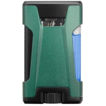 Colibri aansteker Double Flame Rebel Green Achterkant