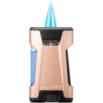 Colibri aansteker Double Flame Rebel Rose Gold Met Vlam