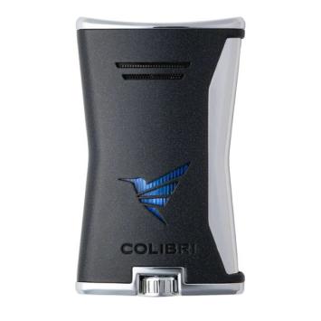 Colibri Single Jetflame slim Black - Chrome aansteker