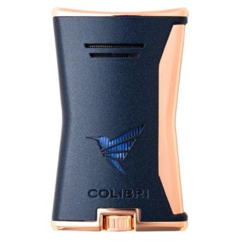 Colibri aansteker Single Jetflame slim Navy - Gold
