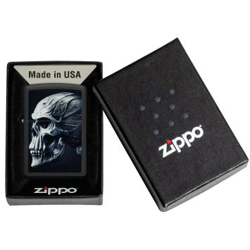 Zippo aansteker Cyberpunk Skull