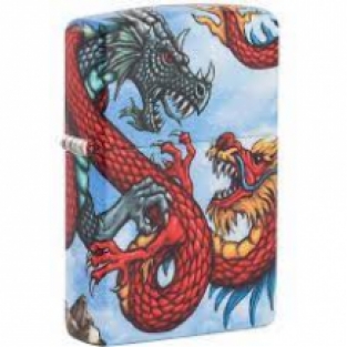 Zippo aansteker Dragon Fighting Front