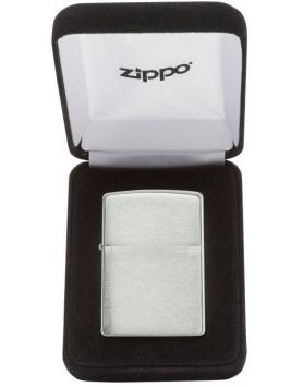 Zilveren Zippo brushed sterling silver