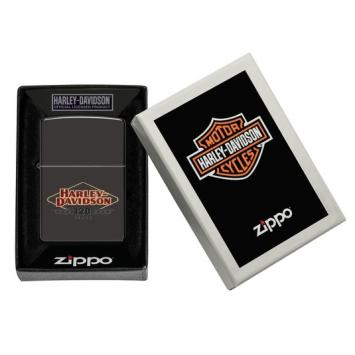 Zippo Harley Davidson 120 years black ice in verpakking aansteker