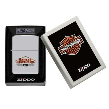 Zippo Harley Davidson 120 years high polish in verpakking