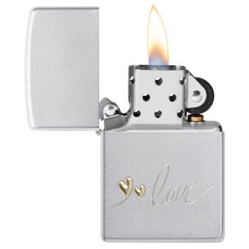 Zippo Heart Design aansteker 3