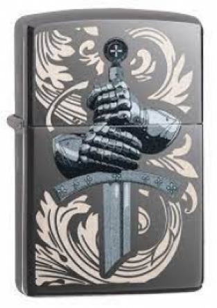 Zippo aansteker Knights Gloves Design