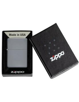 Aansteker Zippo Regular Flat Grey verpakking