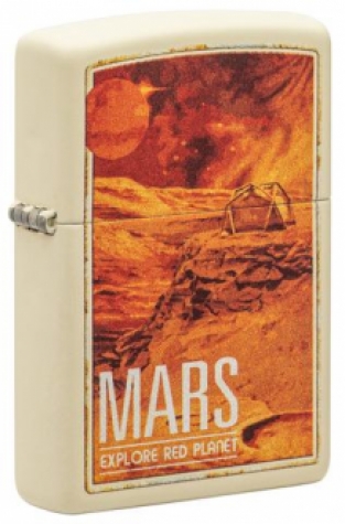 Zippo aansteker Mars Explore Front