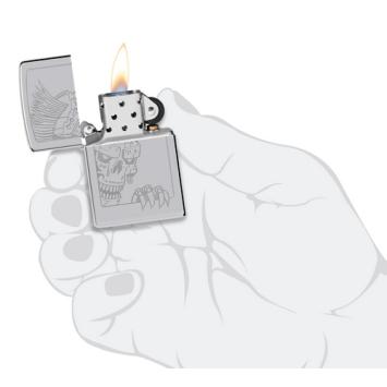 Zippo schedel aansteker collectie