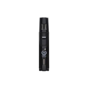Myon 2 Jet Cross Flame Black aansteker