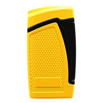 Gele Myon sigarenaansteker double jet met punch
