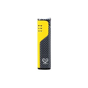 Myon Single Jet Carbon Yellow Aansteker