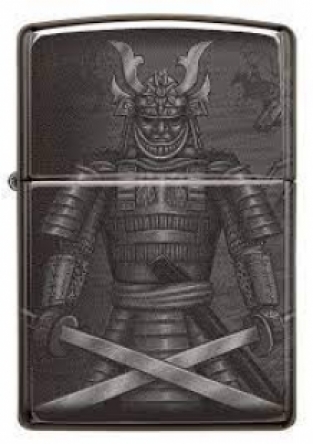 Zippo aansteker Samurai 360 Front