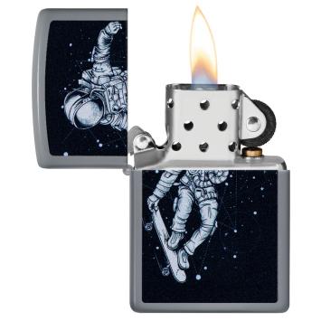 Zippo aansteker Skateboarding Astronaut Design