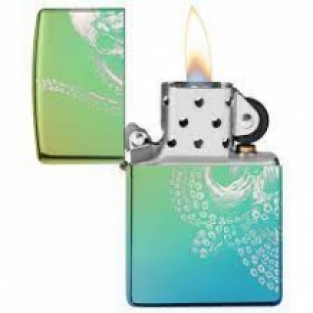 Zippo aansteker Skull Octopus Open