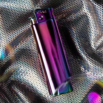 Vuursteenaansteker Cricket deluxe metal iridescent