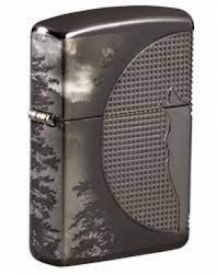 Zippo aansteker Wolf Design 360 Front