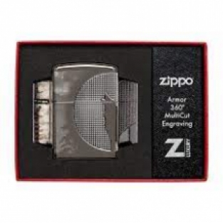 Zippo aansteker Wolf Design 360 Verpakking