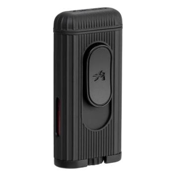 Xikar hedron flat jetflame black aansteker
