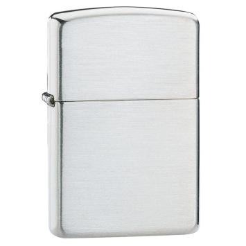 Zilveren Zippo armor case brushed sterling silver aansteker