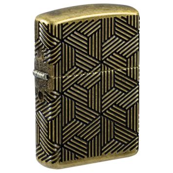Zippo Armor Case Art Deco Pattern Design aansteker