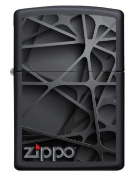 Zippo Aansteker Black Abstract Design 1
