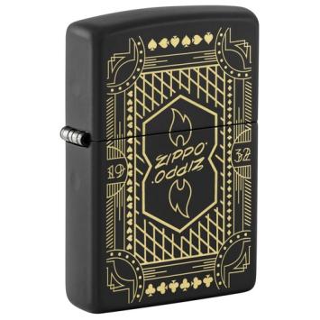 Zippo Black Cards Design aansteker