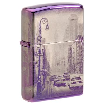 Zippo Cityscape aansteker zijkant