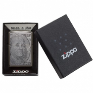 Zippo aansteker Currency verpakking