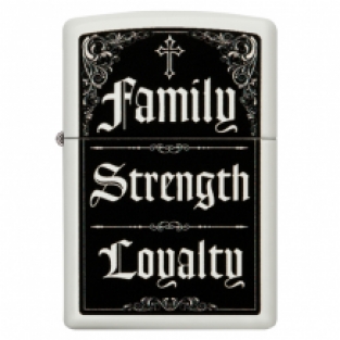 Zippo aansteker Family Strength Loyalty