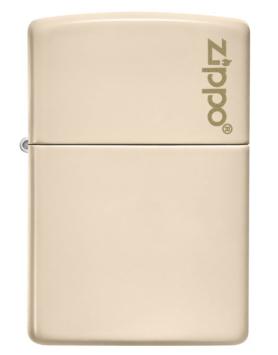 Aansteker Zippo Flat Sand with Zippo logo