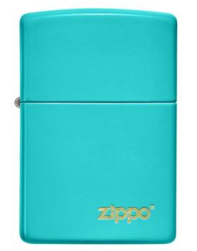 Aansteker Zippo Flat Turquoise Zippo Lasered