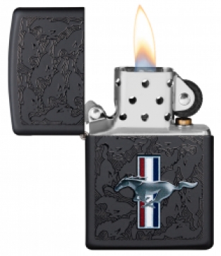 Zippo aansteker Ford Mustang Horse & Bars verpakking