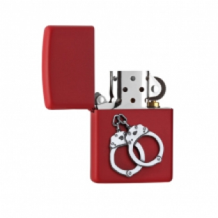 Zippo aansteker Handcuffs Red