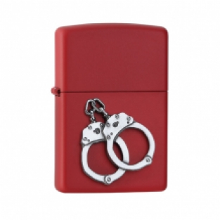 Zippo aansteker Handcuffs Red