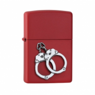 Zippo aansteker Handcuffs Red